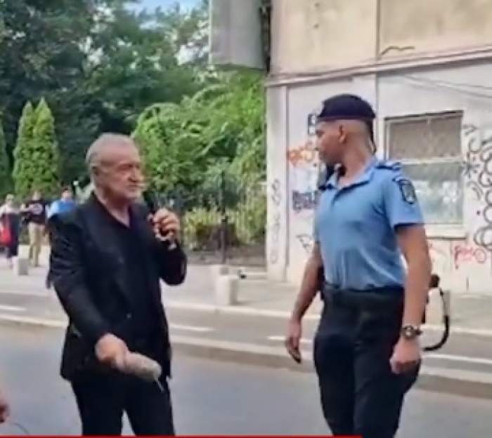 Gigi Becali, gest controversat! A stropit cu agheasmă în locul unde a avut loc ieri marșul Bucharest Pride / FOTO 