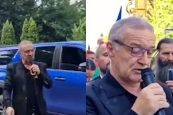 Gigi Becali, gest controversat! A stropit cu agheasmă în locul unde a avut loc ieri marșul Bucharest Pride / FOTO