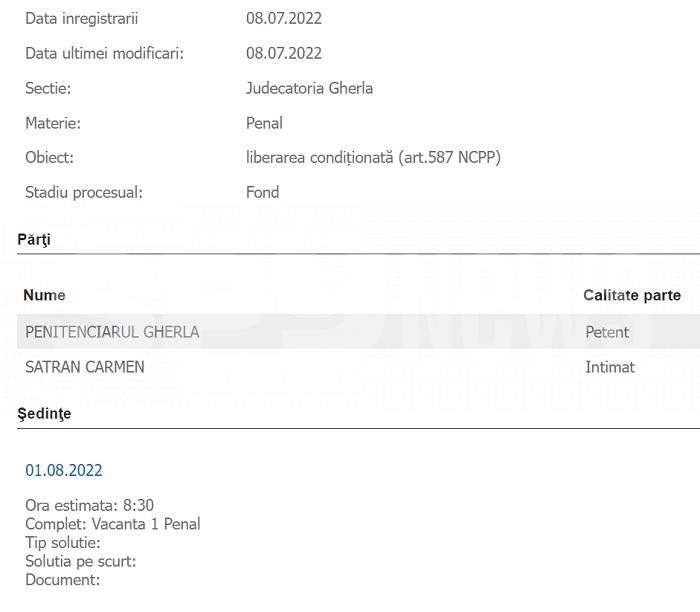 Studenta criminală, gest disperat, în spatele gratiilor / Își joacă ultima carte