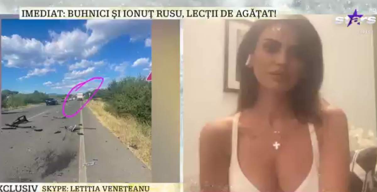 Letiția Venețeanu, implicată într-un accident rutier, în Italia
