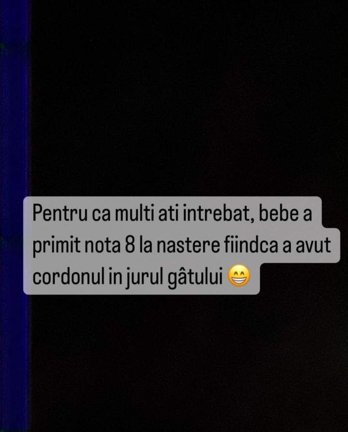 Ce notă a primit la naștere fiul lui Haziran și al lui Luis Gabriel. Nu a luat 10 și nici 9: "A avut cordonul..." / FOTO