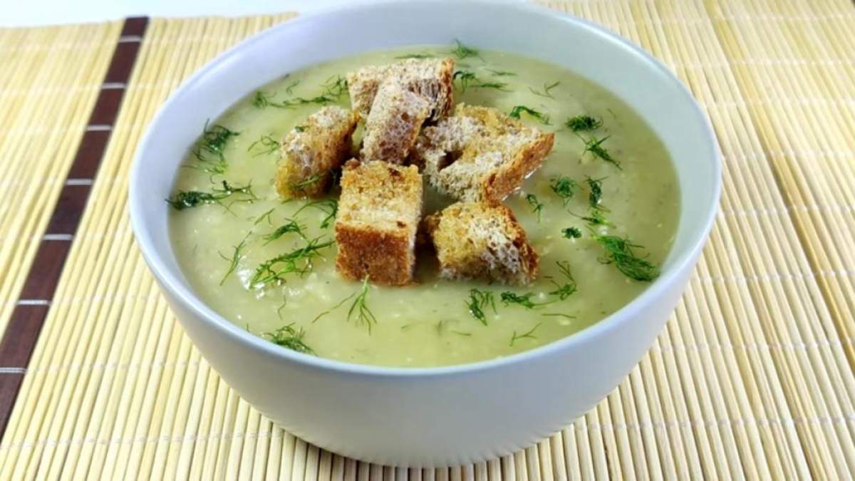 Rețetă de supă cremă de dovlecei. Un preparat delicios pentru zilele călduroase de vară