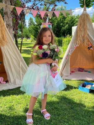 Elena Gheorghe, petrecere surpriză pentru ziua de naștere a fiicei sale. Amelie a împlinit vârsta de cinci ani / FOTO