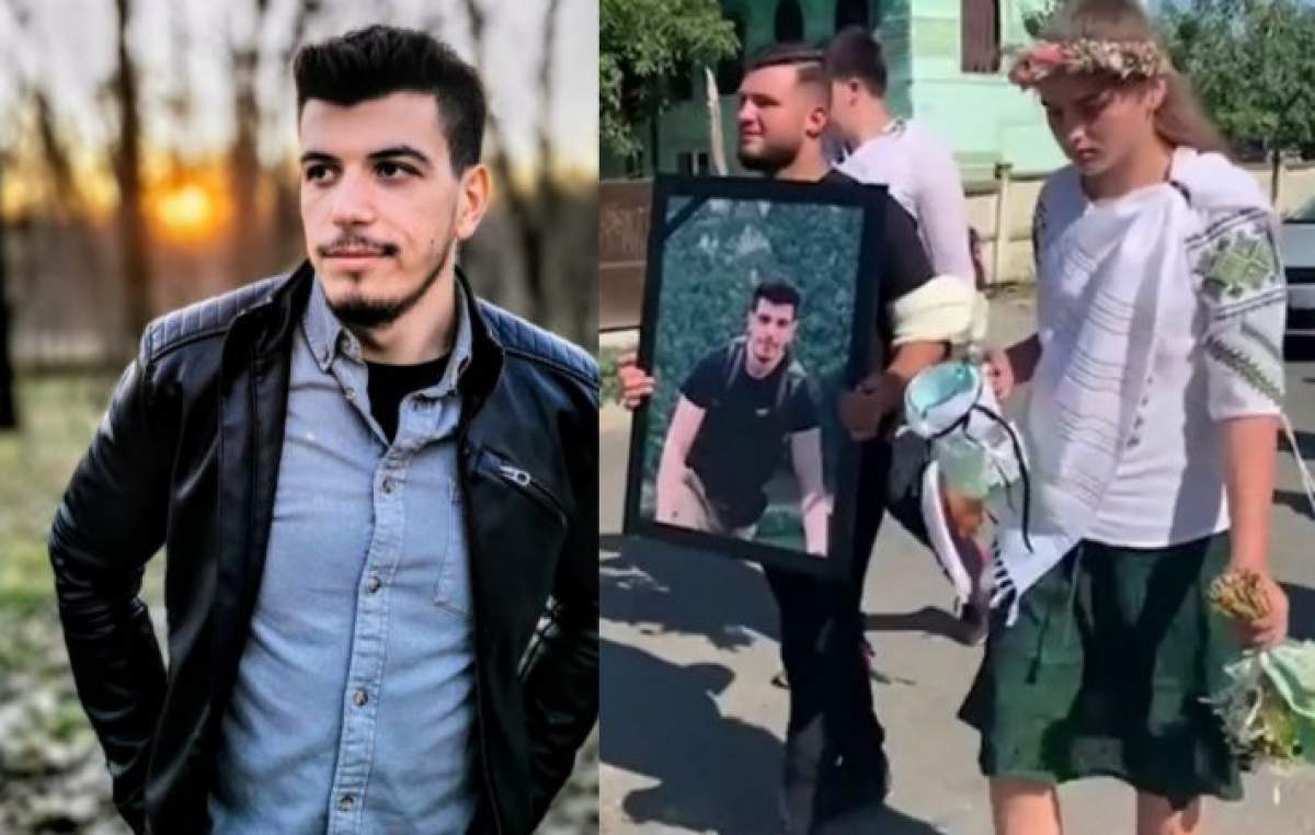 Tânărul de 25 de ani care a murit în vacanţă în Grecia, condus pe ultimul drum. Radu a avut parte de un ritual de nuntă la înmormântare