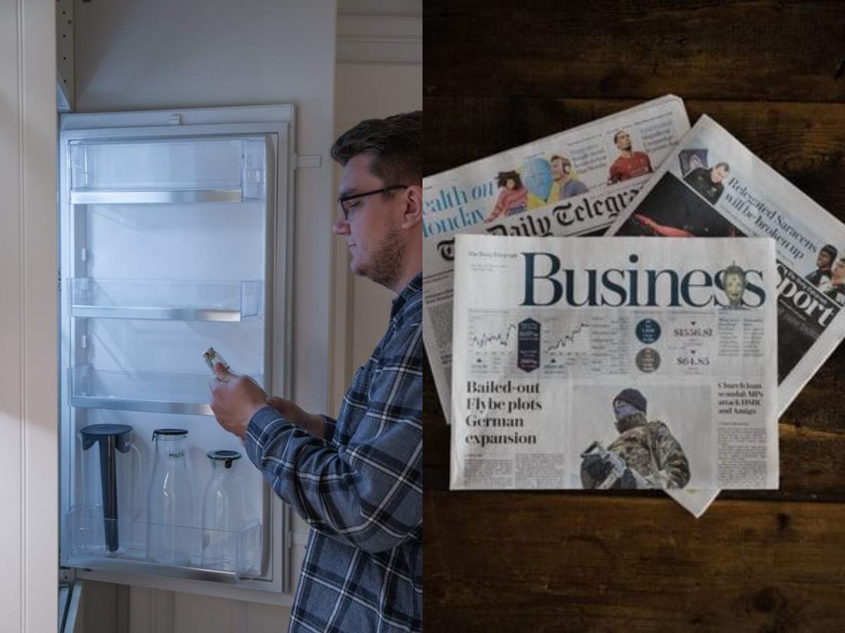 Ce se întâmplă dacă pui un ziar în frigider