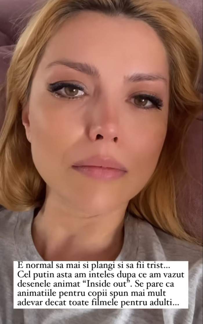 Elena Gheorghe, în lacrimi pe rețelele de socializare. Cum a reacționat fiica ei când a văzut-o că plânge: "Te fac eu bine" / FOTO