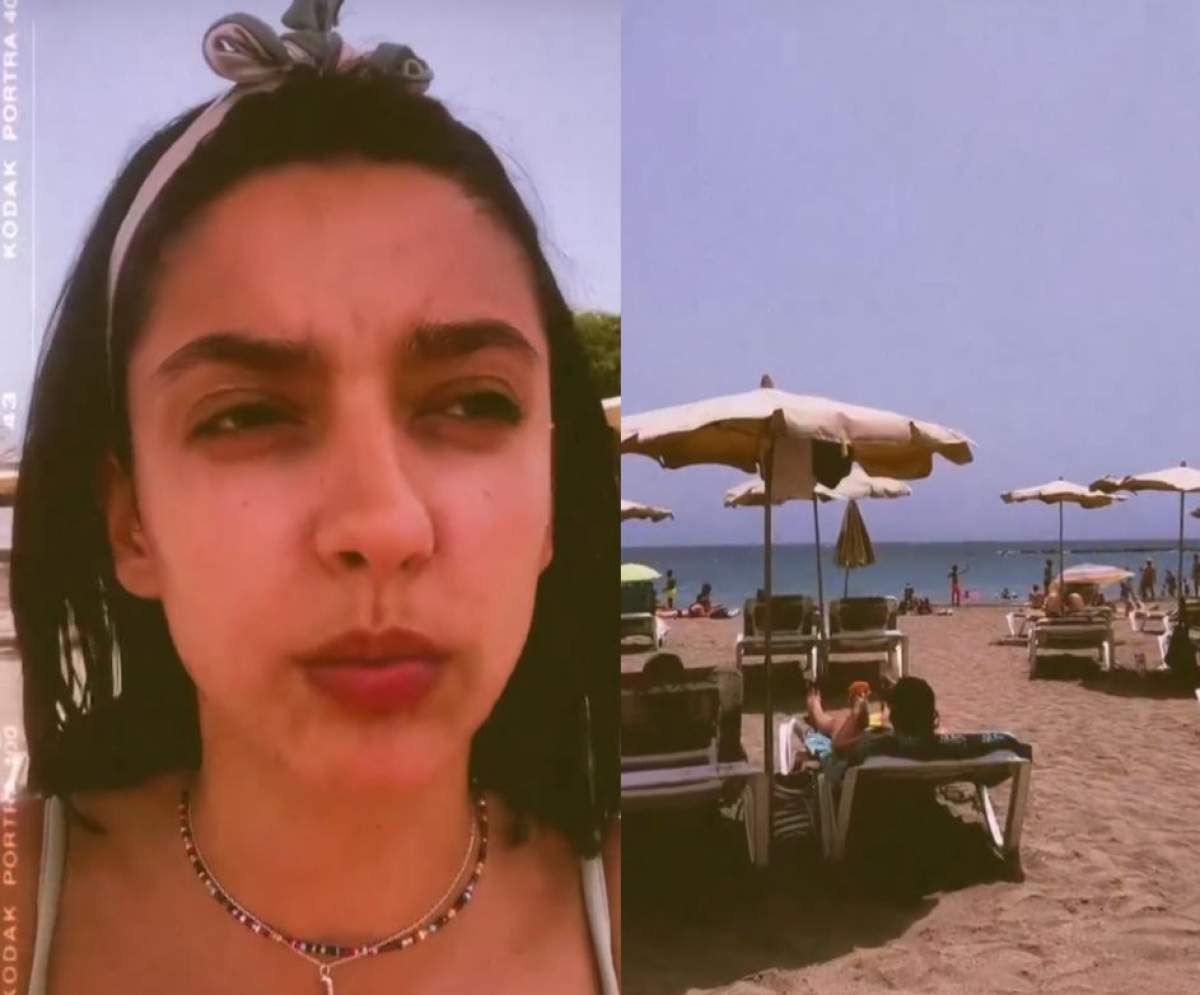 Oana Moșneagu, dezamăgită de prima zi de vacanța din Tenerife. Ce spune iubita lui Vlad Gherman: "Marea nu este tocmai..."