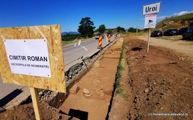 Descoperire istorică în România. Ce au găsit câțiva muncitori sub Șoseaua Simeria-Geoagiu, care este în construcție