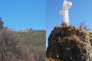 Locul din România unde se găsește Crucea lui Mihai Viteazu. E amplasată la o altitudine de 1125 de metri