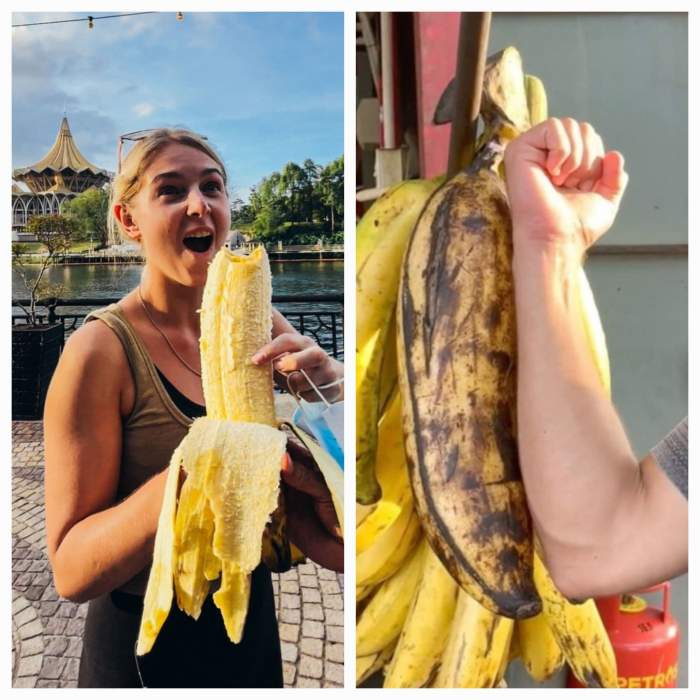 Cum arată cea mai mare banană din lume și unde a fost găsită. Doi tineri au mâncat din ea două zile / FOTO