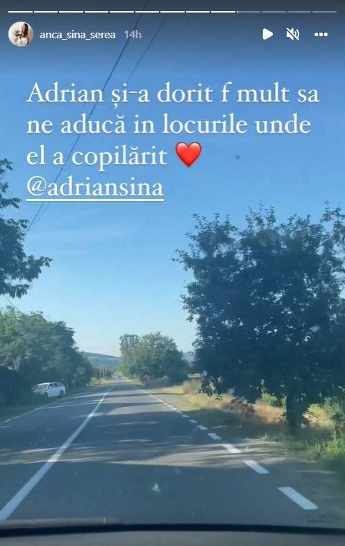 Adrian Sînă și-a dus familia în locul în care a copilărit. Ce a postat Anca Serea: „Te iubim!” / FOTO