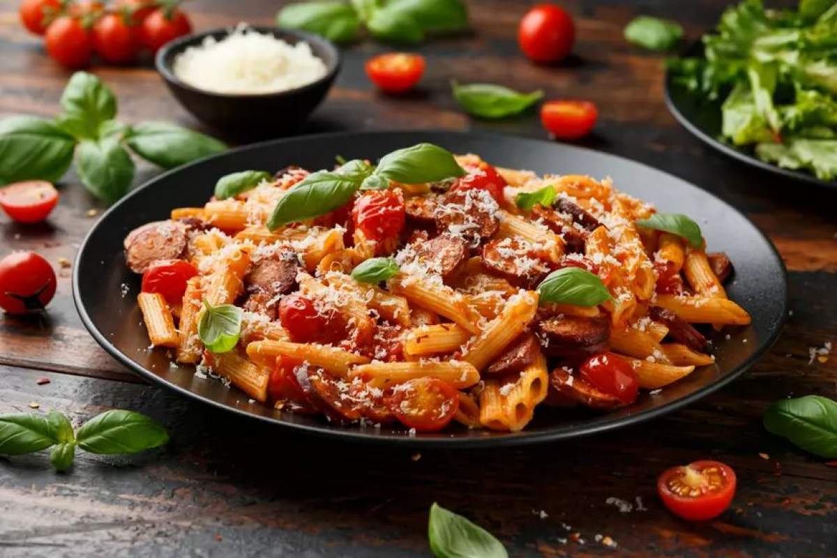 Rețetă de paste cu roșii și busuioc. Un preparat delicios și ușor de realizat