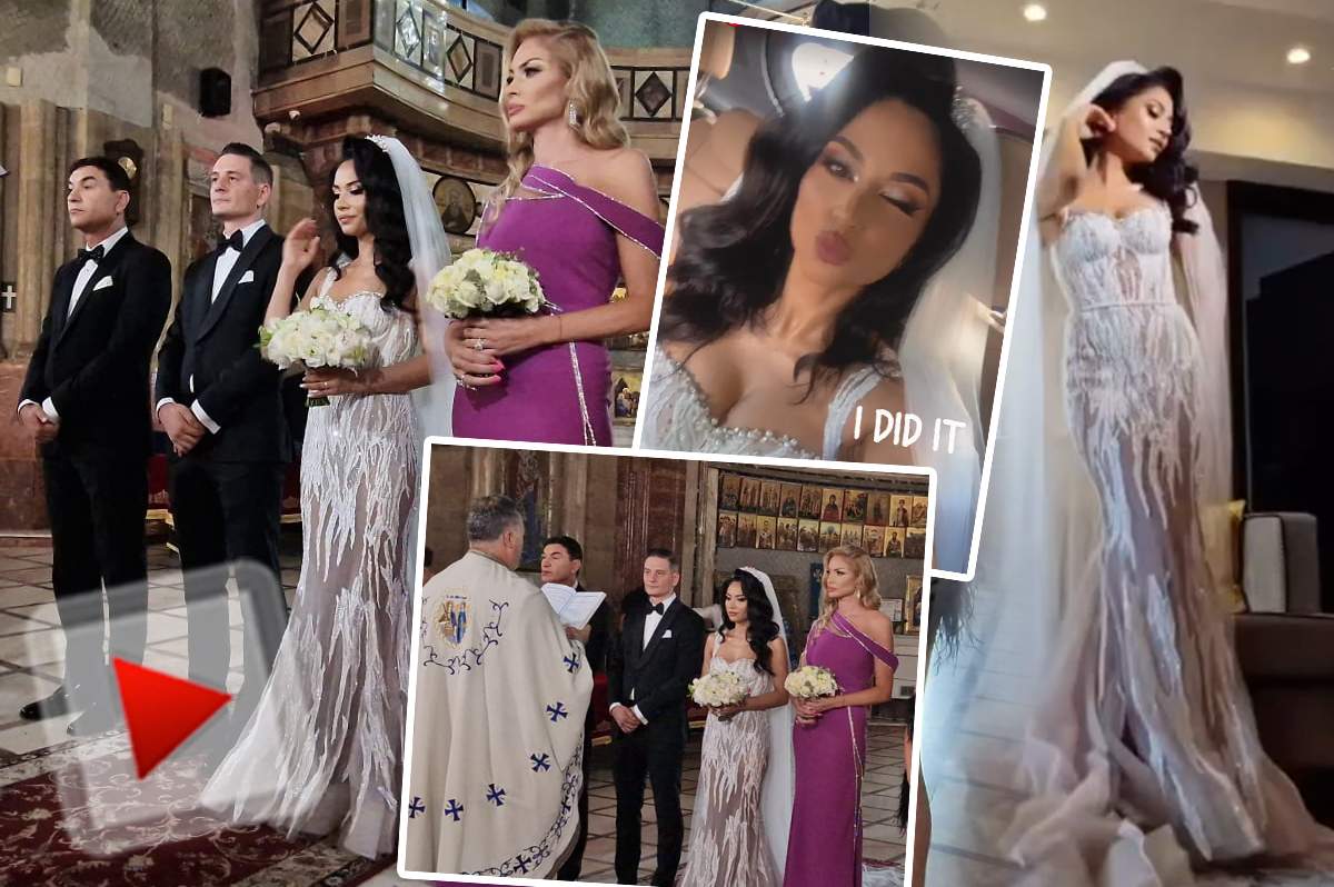 Nasrin Ameri s-a căsătorit! Nași i-au fost Valentina Pelinel și Cristi Borcea. Avem imagini exclusive / VIDEO