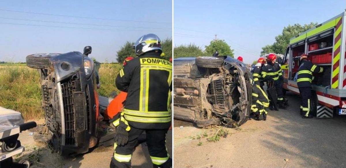 Accident grav în Lugoj. Un bărbat a murit, după ce a intrat cu mașina într-un parapet şi s-a răsturnat