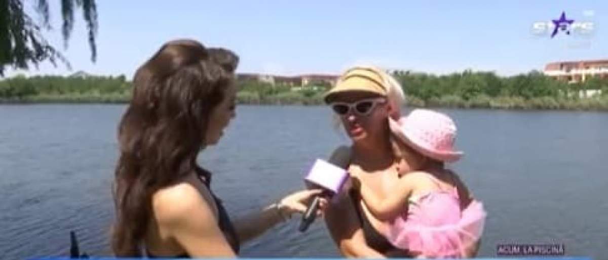 Sânziana Buruiană, la piscină cu fetițele ei. De ce nu a însoțit-o soțul: „N-am ce să fac”