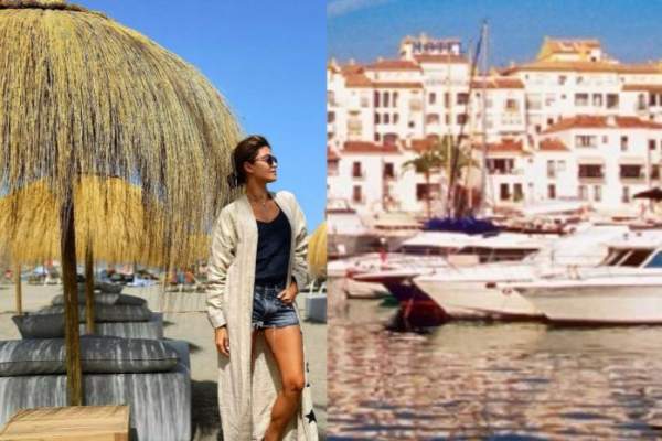 Plaja din Spania preferată de Alina Pușcaș și familia ei. O vacanță aici nu este pentru orice buzunar / FOTO