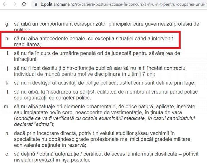 DOCUMENTE / Poliția Română angajează infractori reabilitați, ca să facă legea pe străzi / Un polițist șpăgar s-a apucat deja să-și spele cazierul și se va putea întoarce în MAI