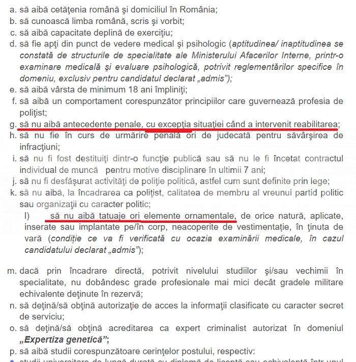 DOCUMENTE / Poliția Română angajează infractori reabilitați, ca să facă legea pe străzi / Un polițist șpăgar s-a apucat deja să-și spele cazierul și se va putea întoarce în MAI