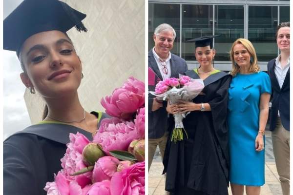 Alexia Eram a absolvit facultatea. Andreea Esca se mândrește cu fiica ei / FOTO