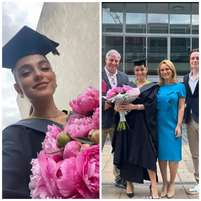 Alexia Eram a absolvit facultatea. Andreea Esca se mândrește cu fiica ei / FOTO
