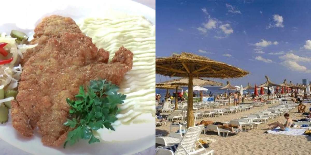 piept de pui cu salata colaj mamaia