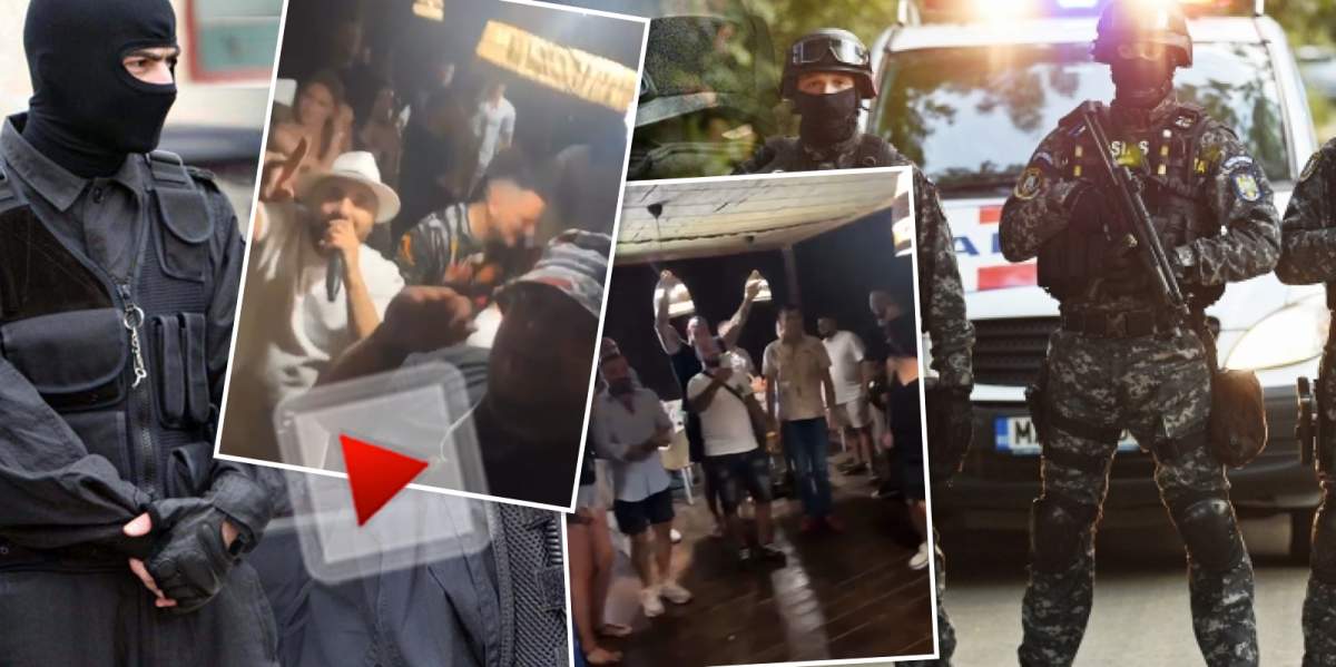 VIDEO / Petrecere cu lideri interlopi și influenceri, spartă de Poliție, pe litoral / La chef a fost și Fluturică, temutul torționar folosit de clanul Cămătarilor