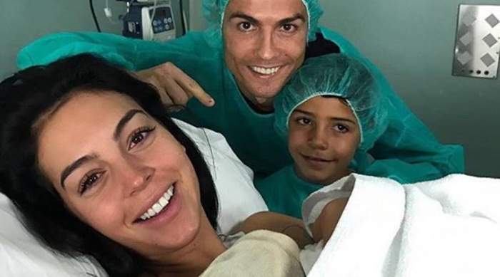 Georgina Rodriguez a publicat o imagine cu micuța nou-născută. Cristiano Ronaldo se poate declara un tătic împlinit