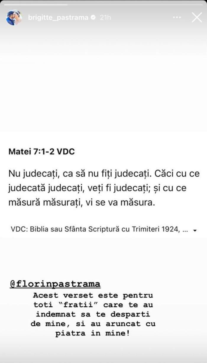 Brigitte Sfăt, mesaj dur pentru toți cei care au vrut să o despartă de soțul ei, Florin Pastramă: "Au aruncat cu pietre în mine”