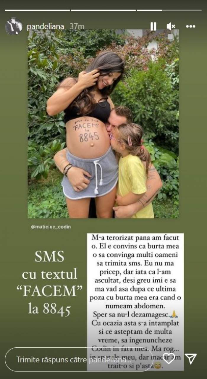 Prima reacție a Anei Pandeli, după anunțul că este iar însărcinată. Ce a spus iubita lui Codin Maticiuc: “Așteptam de multă vreme…” / FOTO