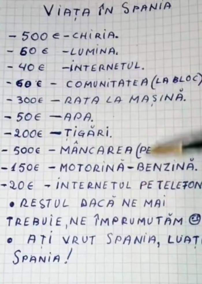 Cât costă să trăiești în Spania. Prețul plătit de un român care s-a dus să câștige bani: ”Ați vrut Spania, luați Spania!”