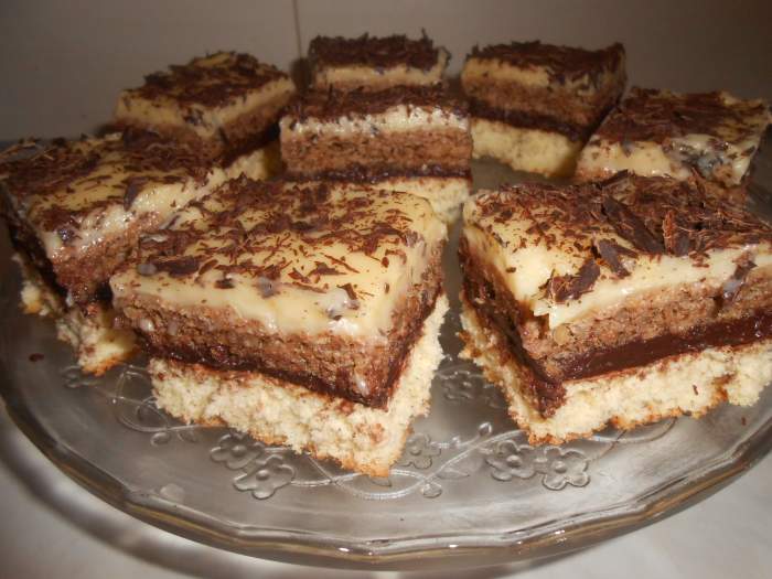 Desert prăjitura Maria-Elena. O rețetă cu totul specială