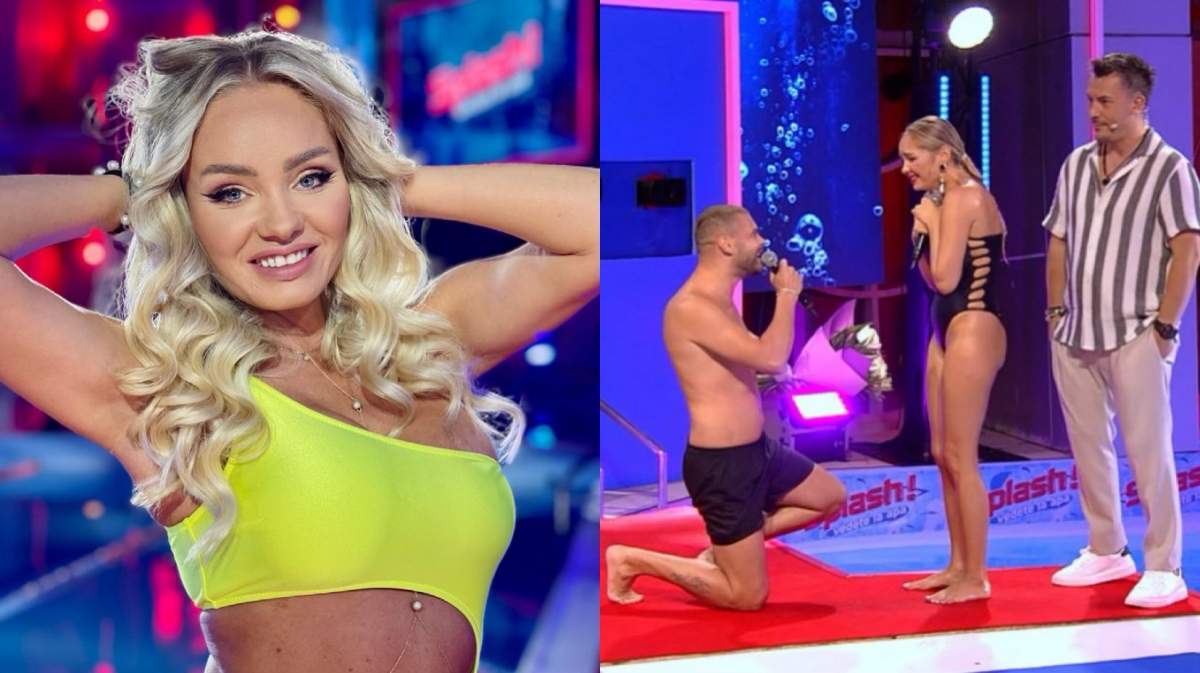 Maria Constantin, cerută de soție de Robert Stoica în timpul filmărilor Splash! Vedete la apă