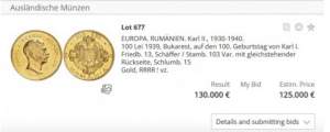 Moneda românească cu o valoare de 130.000 de euro. De ce e atât de scumpă
