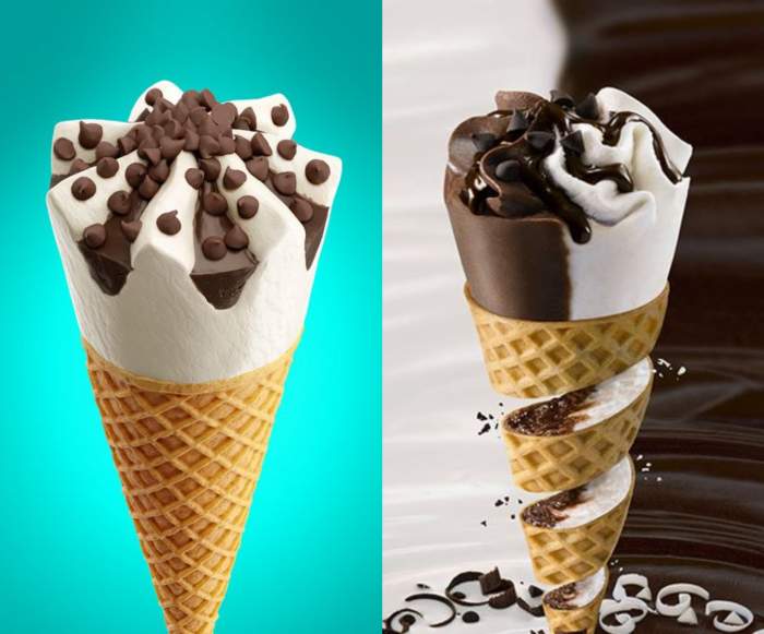 Vârful de ciocolată de pe cornetul de înghețată ne face rău. De ce nu e bine să-l mănânci