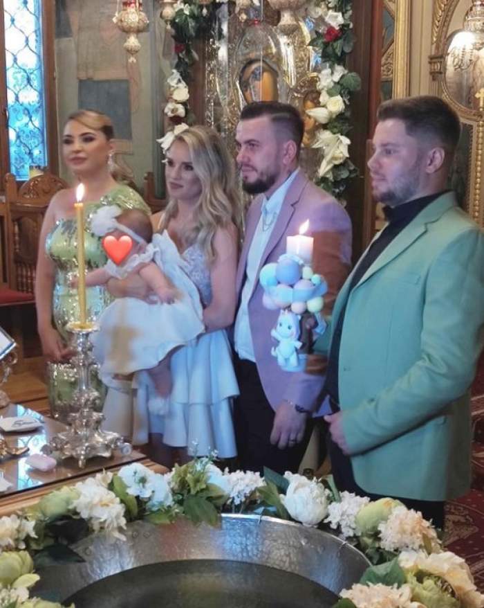 cristian sonea si elly la botez cu nasii