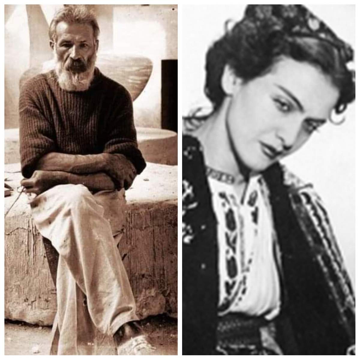 Povestea de dragoste cu năbădăi dintre Maria Tănase și Constantin Brâncuși. Marea doamnă a muzicii românești, jignită de sculptorul gelos: "Tu nu cânți, bocești!"