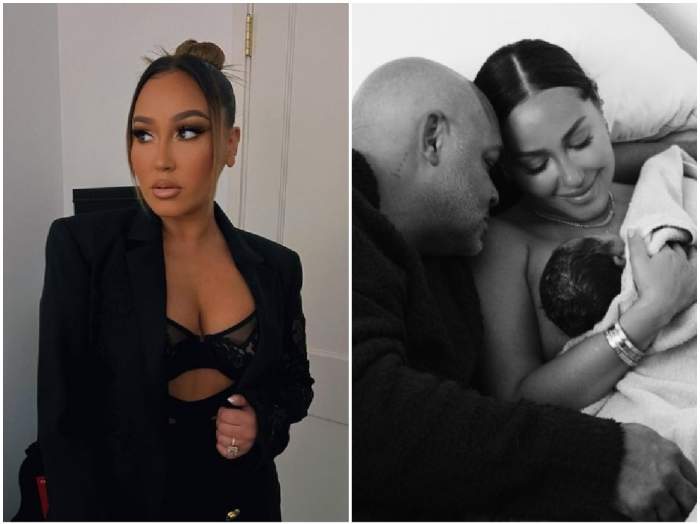 Colaj cu Adrienne Bailon și ea alături de soț și nou-născut