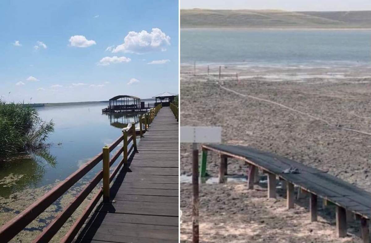 Cum arată stațiunea Balta Albă din Buzău, după ce a secat Cum arată stațiunea Balta Albă din Buzău, după ce a secat