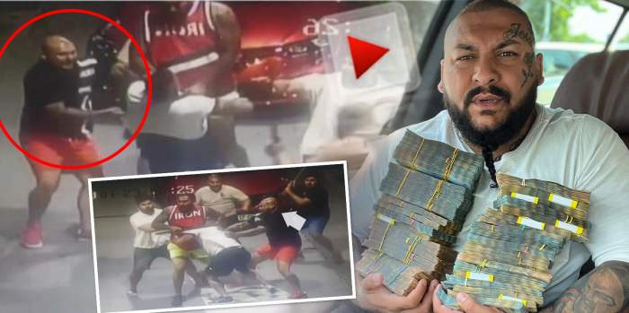 Scene incredibile cu Dani Mocanu și frații lui. Au bătut cu bestialitate un bărbat într-o benzinărie / VIDEO