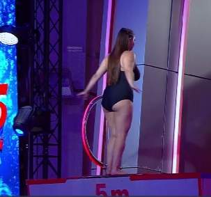 Maria Speranța, la un pas de accidentare! Era să alunece de la 5 metri, la Splash! Vedete la apă. Adriana Trandafir s-a speriat / VIDEO