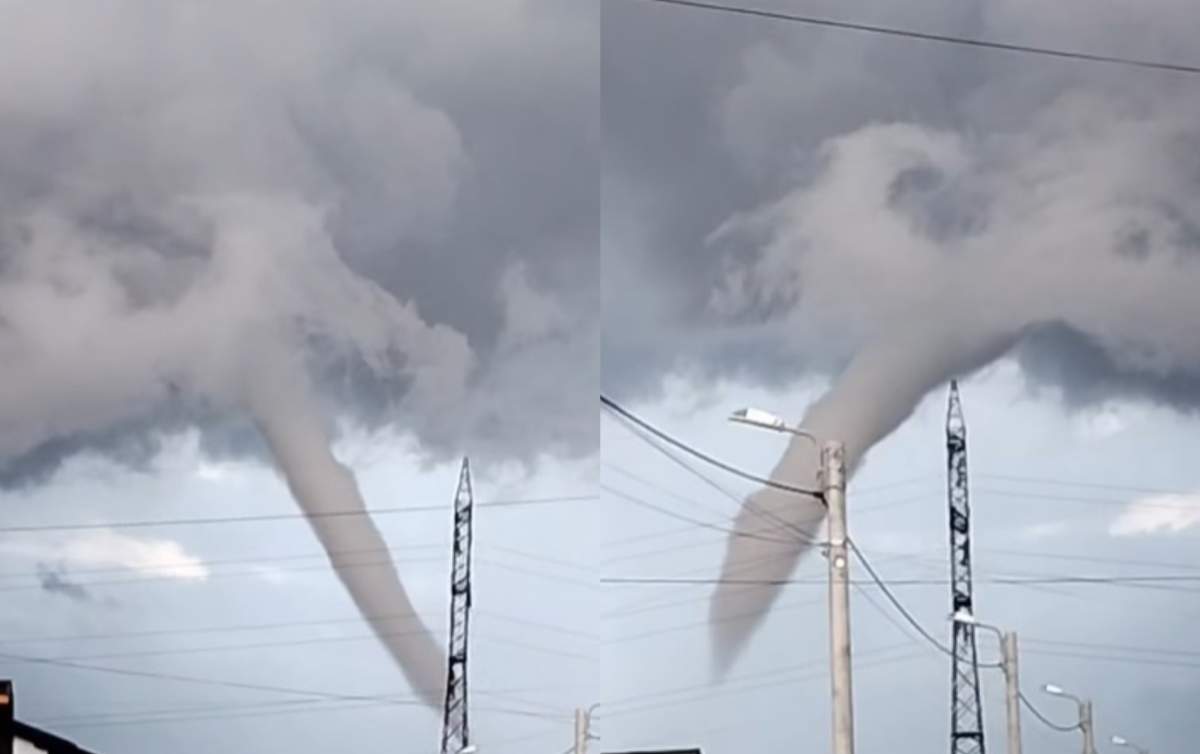 Tornadă lângă Craiova! Vremea schimbătoare aduce fenomene extreme în România / VIDEO