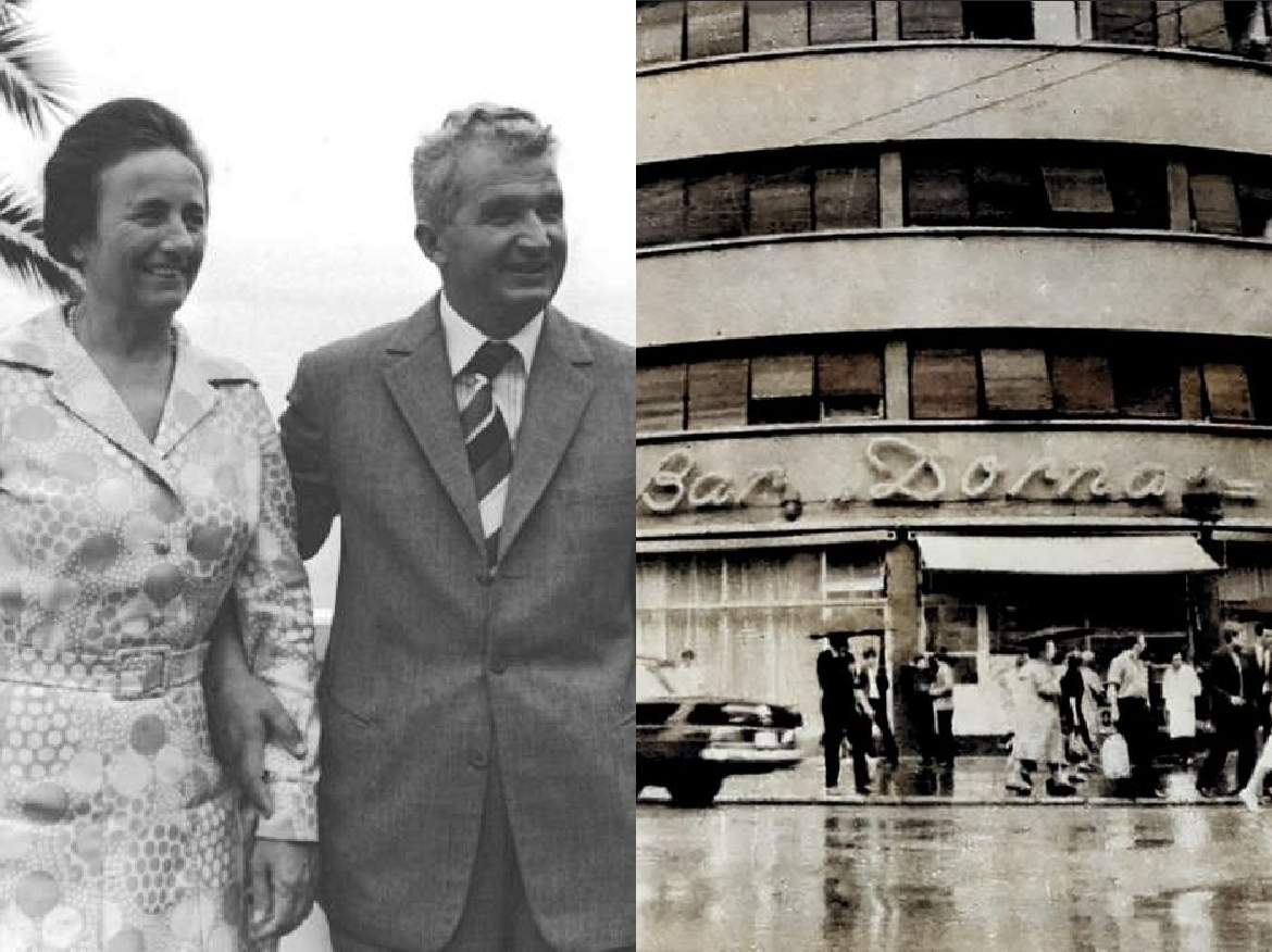 Nicolae și Elena Ceaușescu plus Lacto Bar