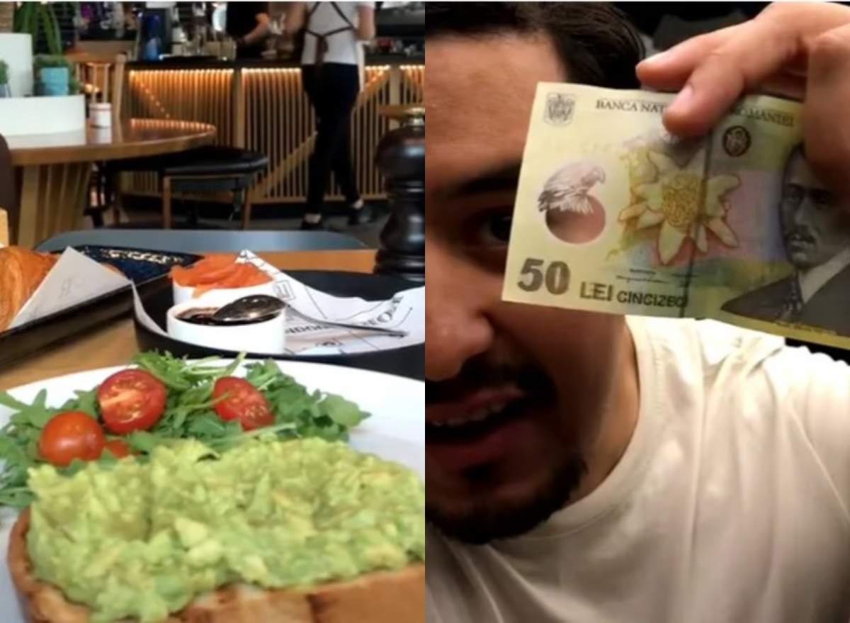 Un american a plătit 60 de lei pentru un mic dejun, într-un restaurant din București. Reacția lui după ce a văzut nota de plată a devenit virală