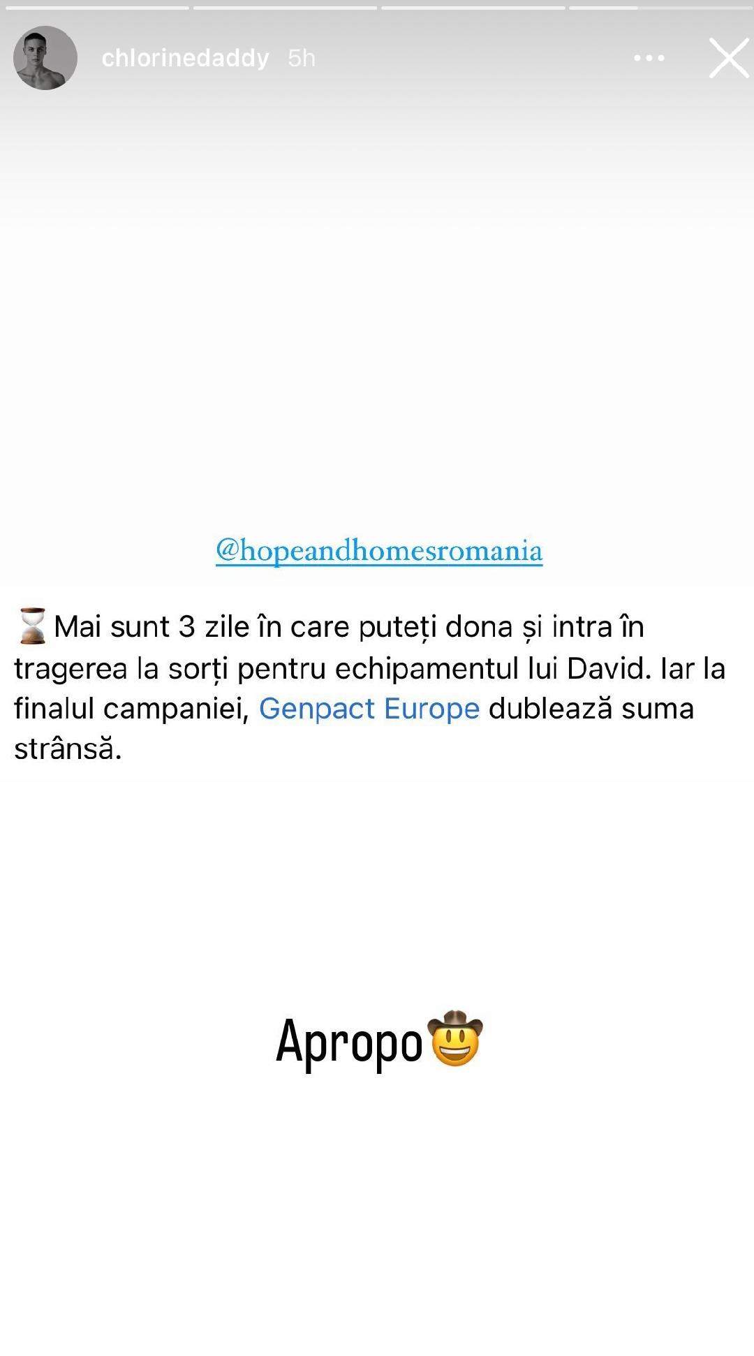 David Popovici, gest înduioșător pentru o familie fără casă: "Dacă pot ajuta, nu stau niciodată pe gânduri"