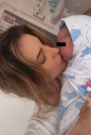 Mălina Avasiloaie a născut! Primele imagini cu bebelușul, direct din maternitate: ”Te ador” / FOTO 