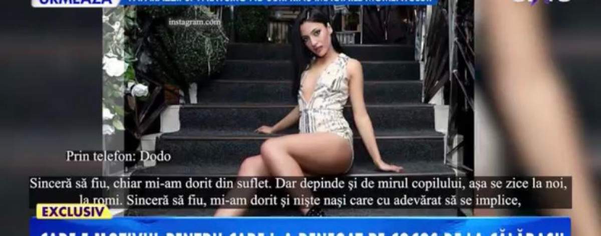 Motivul pentru care Dodo și-a schimbat nașii de botez pe ultima sută de metri. Cocoș de la Călărași, refuzat de artistă: "S-a rupt legătura”