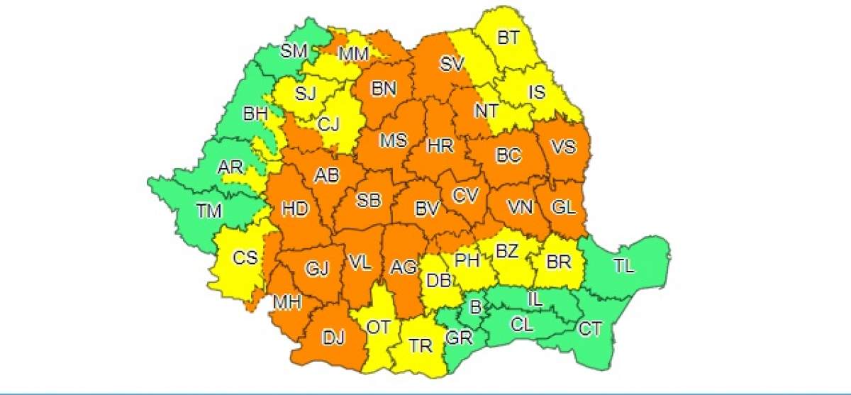 Alertă ANM de ultimă oră! Cod portocaliu de furtuni și vijelii puternice în România