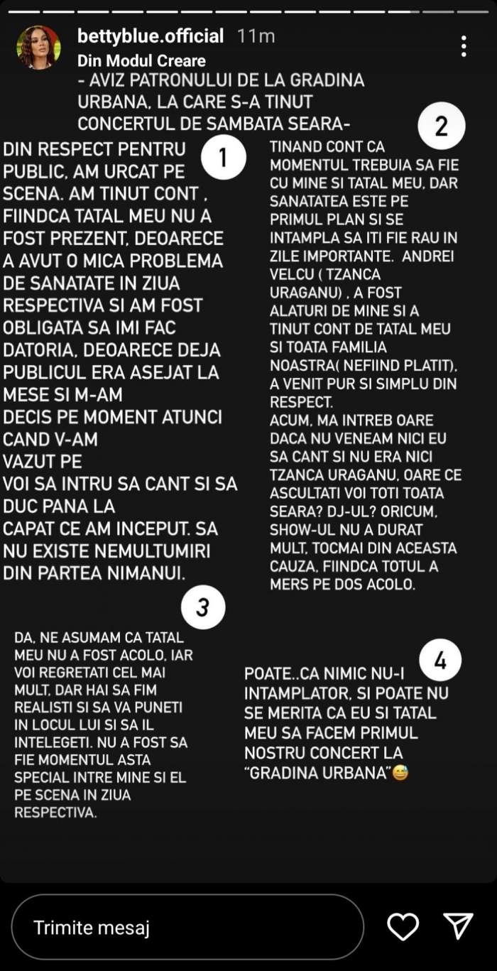 Scandal după concertul la care trebuia să cânte Florin Salam! Betty Vișănescu, fiica manelistului, acuzații dure