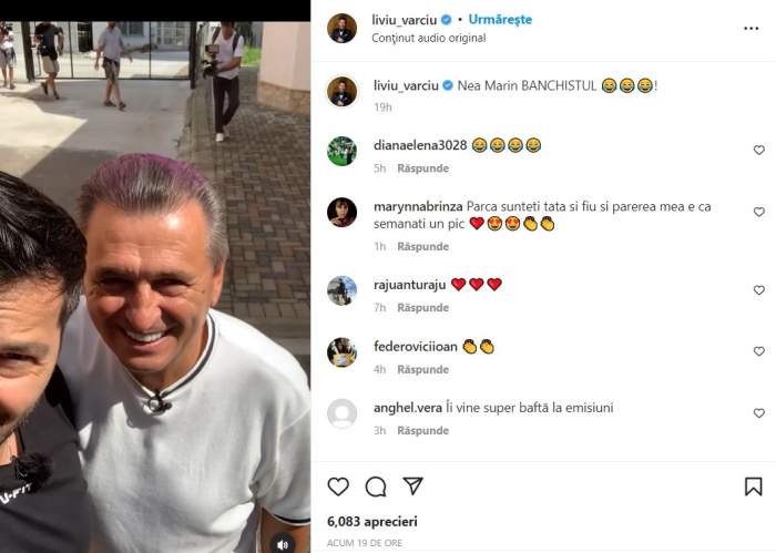 Liviu Vârciu, amuzat de schimbarea de look a lui Nea Mărin. Coregraful și-a schimbat culoarea părului / FOTO