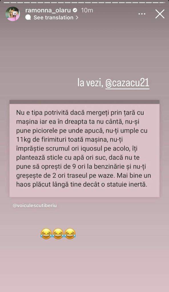 Ramona Olaru, dezvăluiri intime din relația cu logodnicul ei, Cătălin Cazacu. Ce obișnuiește asistenta TV să facă tot timpul: "Mai bine un haos”